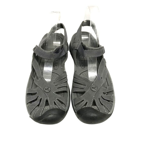 KEEN Womens Flat Gray Sandal Waterproof Closed Toe Size 8/38.5 - Picture 2 of 8